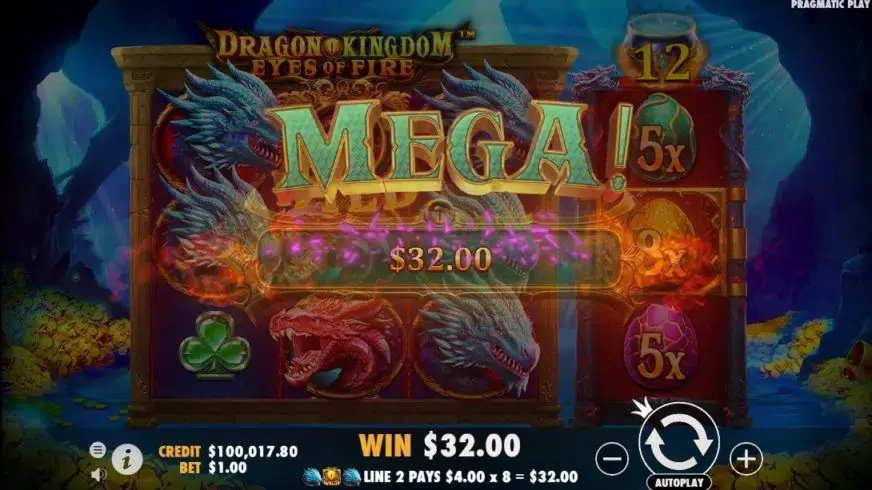 Dragon Kingdom – Eyes of Fire slot screenshot 3