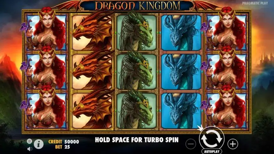 Dragon Kingdom slot screenshot 1