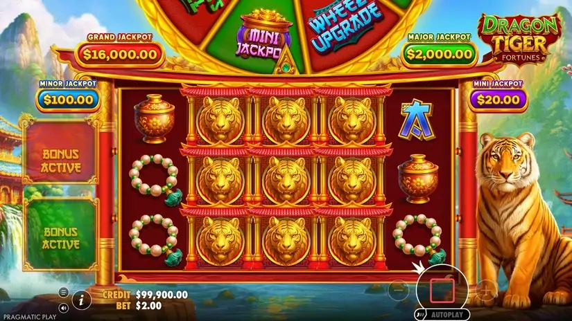 Dragon Tiger Fortunes slot screenshot 2
