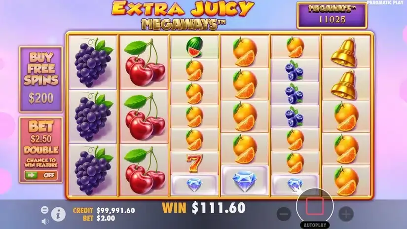 Extra Juicy Megaways slot screenshot 3