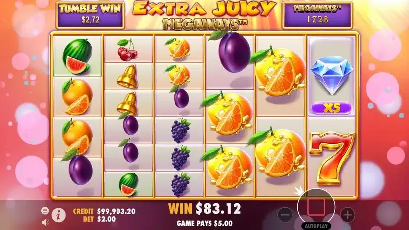 Extra Juicy Megaways slot screenshot 7