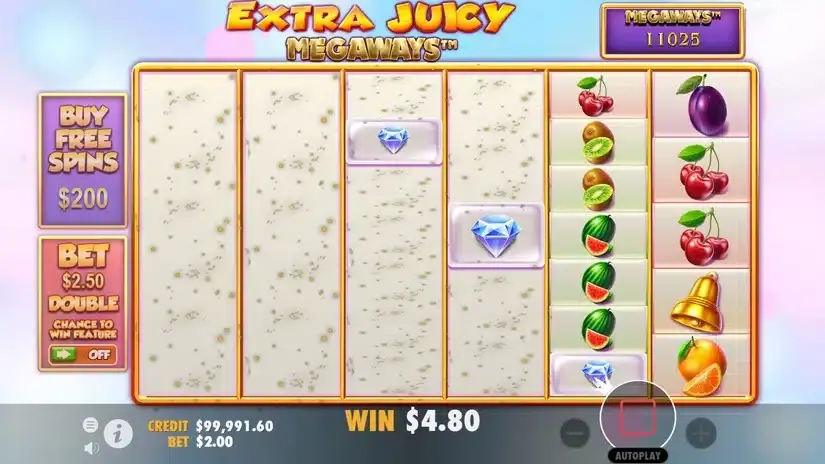 Extra Juicy Megaways slot screenshot 2