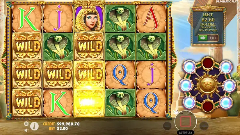 Eye of Cleopatra slot screenshot 3