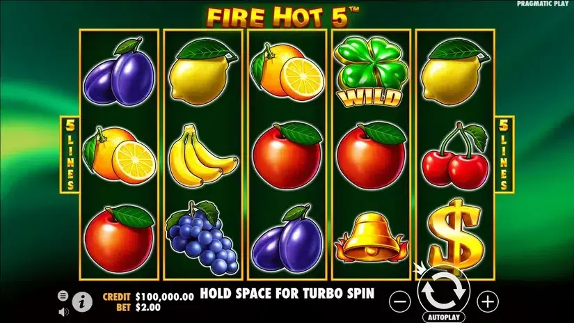 Fire Hot 5 slot screenshot 1