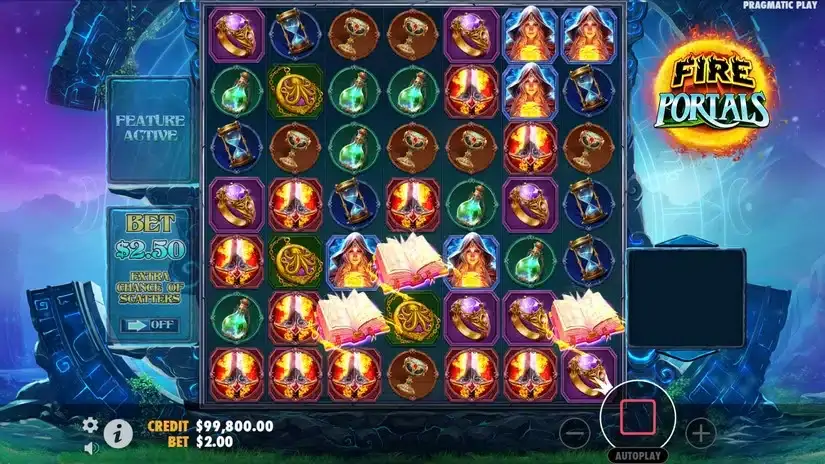 Fire Portals slot screenshot 2