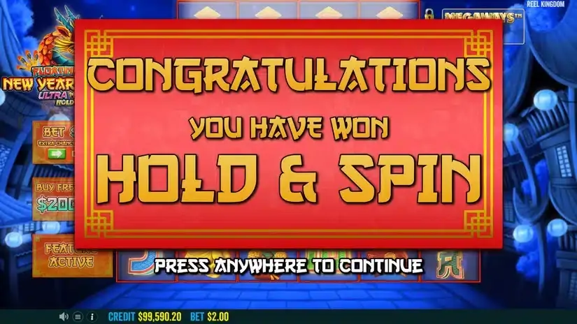 Floating Dragon New Year Festival Ultra Megaways Hold & Spin slot screenshot 6