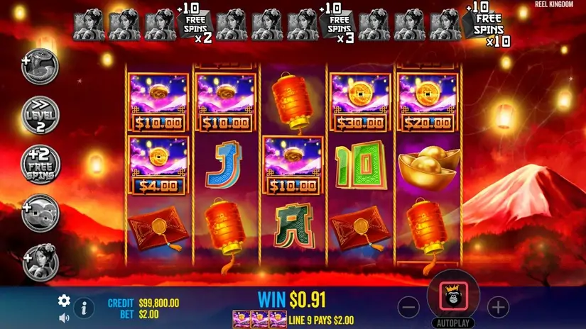 Floating Dragon – Year of the Snake slot screenshot 4