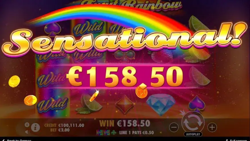 Fruit Rainbow slot screenshot 