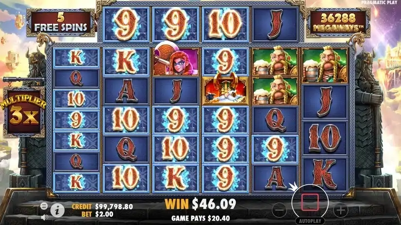 Fury of Odin Megaways slot screenshot 5