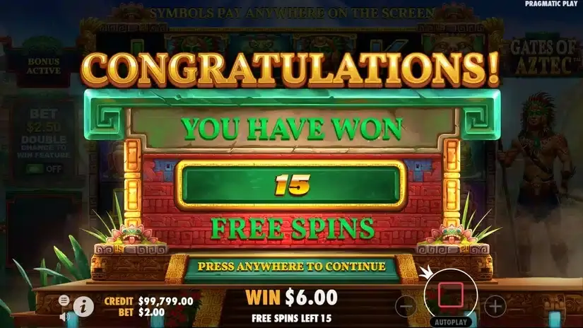 Gates of Aztec slot screenshot 4