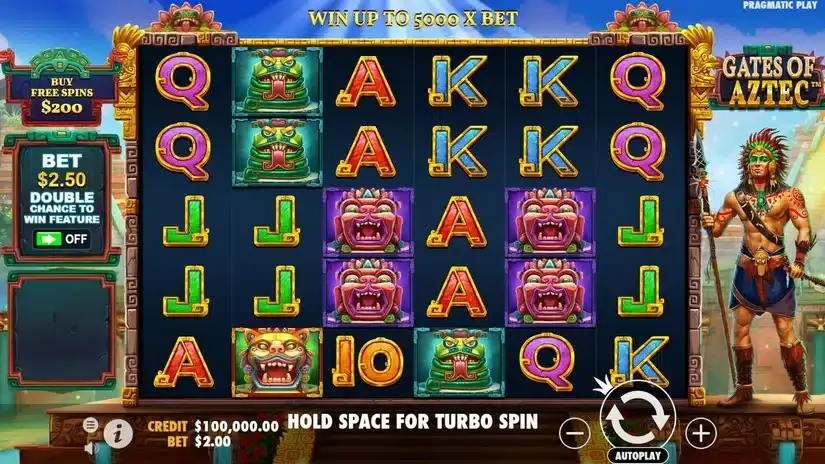 Gates of Aztec slot screenshot 1