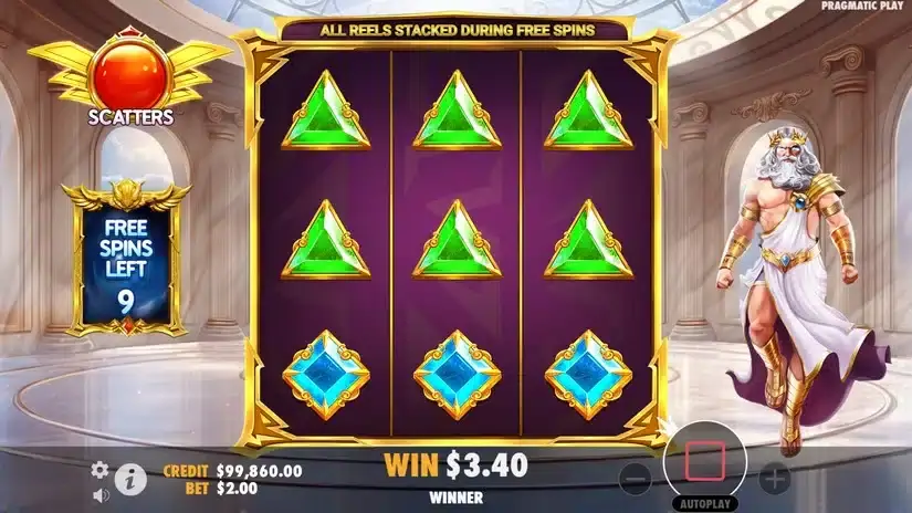 Gates of Olympus Pachi slot screenshot 5