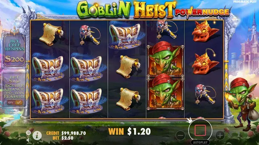 Goblin Heist Powernudge slot screenshot 2