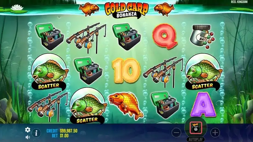 Gold Carp Bonanza slot screenshot 3