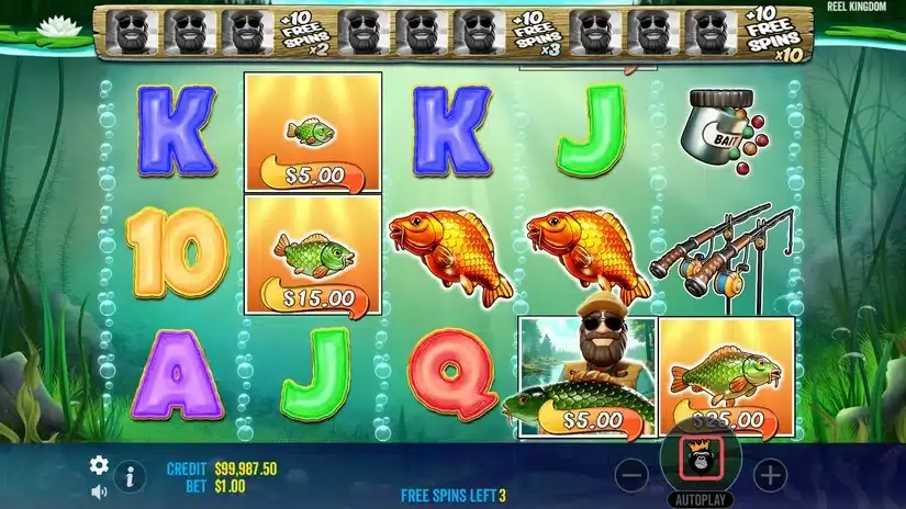 Gold Carp Bonanza slot screenshot 