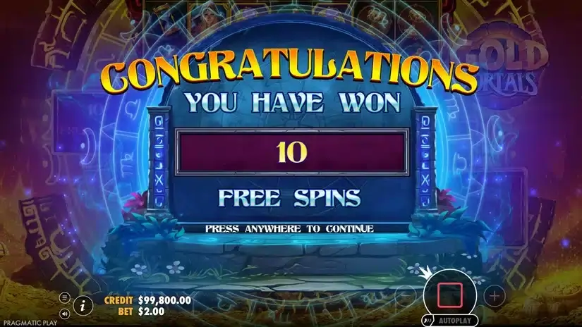 Gold Portals slot screenshot 3