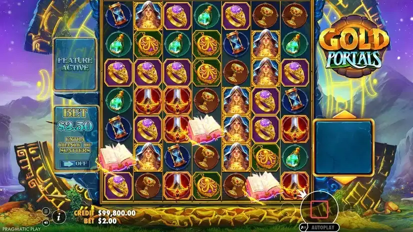 Gold Portals slot screenshot 2