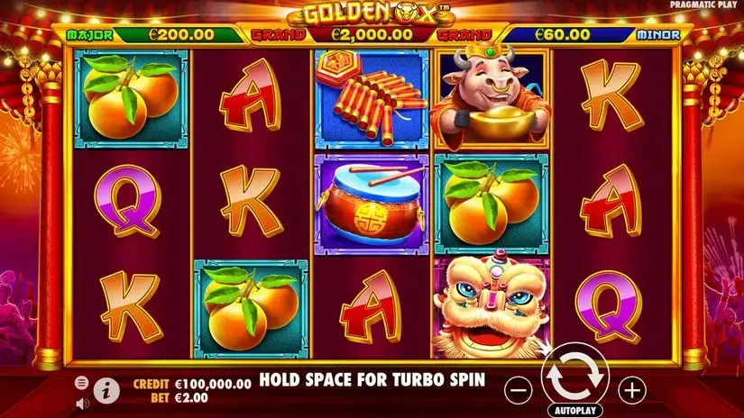 Golden Ox (Pragmatic Play) slot screenshot 1