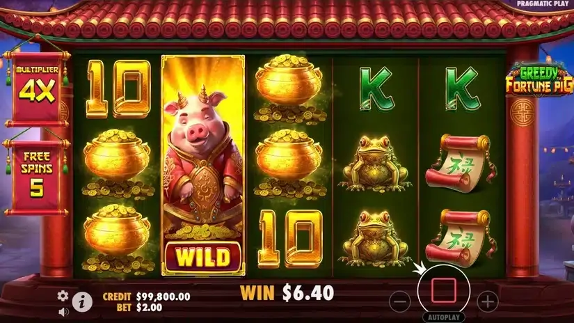 Greedy Fortune Pig slot screenshot 4