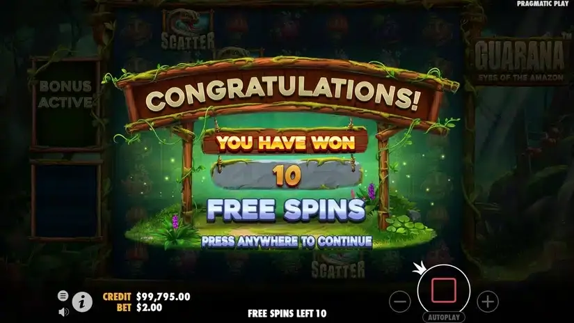 Guarana Eyes of the Amazon slot screenshot 4