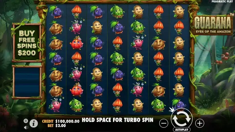 Guarana Eyes of the Amazon slot screenshot 