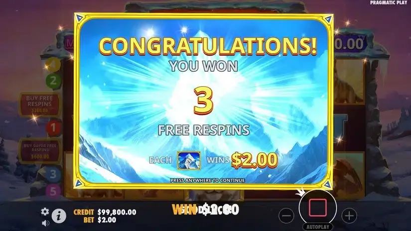 Himalayan Wild slot screenshot 2