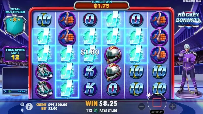 Hockey Bonanza slot screenshot 4
