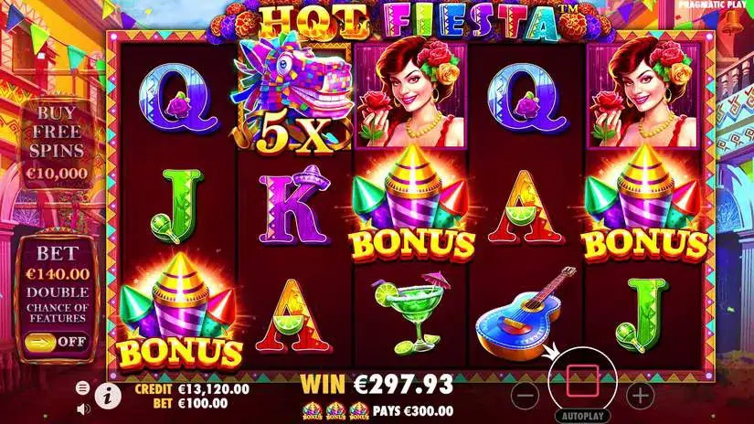 Hot Fiesta slot screenshot 3