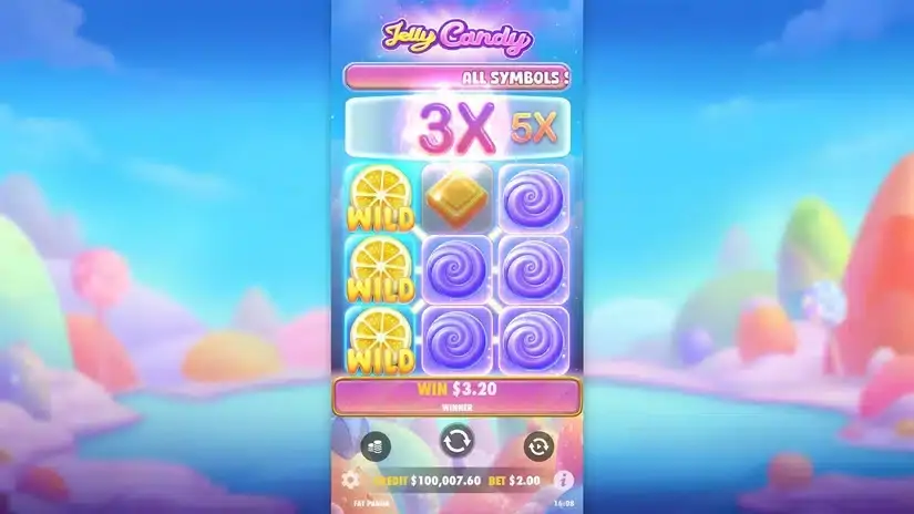 Jelly Candy slot screenshot 2