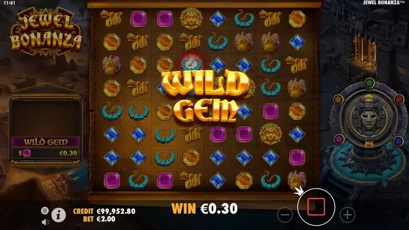 Jewel Bonanza slot screenshot 4