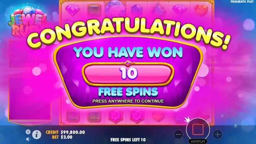 Jewel Rush slot screenshot 5