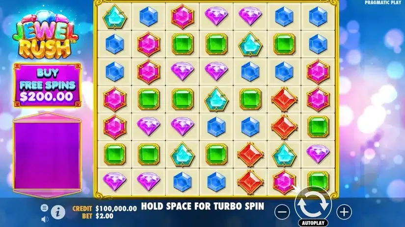 Jewel Rush slot screenshot 