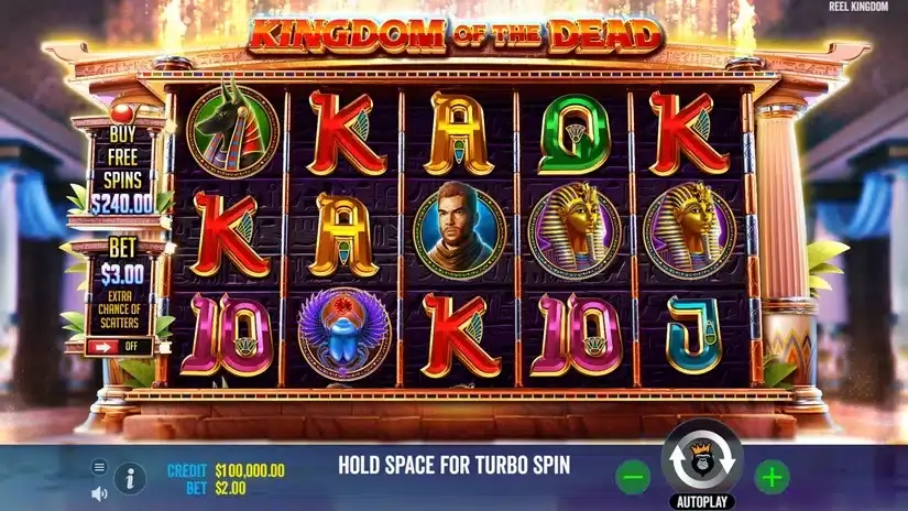 Kingdom of The Dead slot screenshot