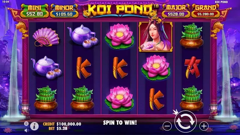 Koi Pond slot screenshot 