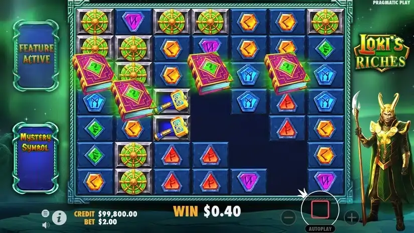 Loki’s Riches slot screenshot 2