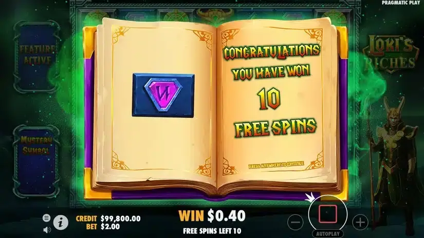 Loki’s Riches slot screenshot 3