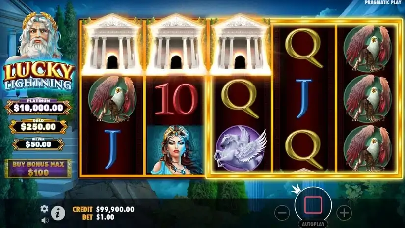 Lucky Lightning slot screenshot 2