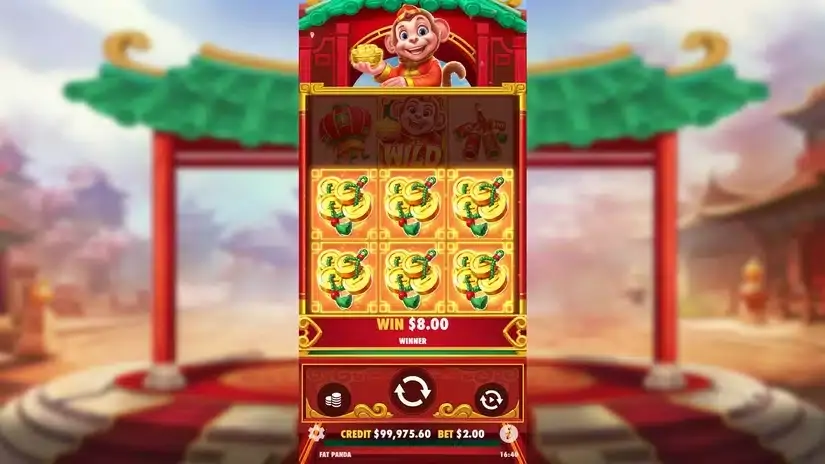 Lucky Monkey slot screenshot 4