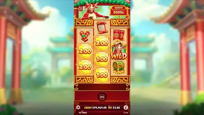 Lucky Ox slot screenshot 4