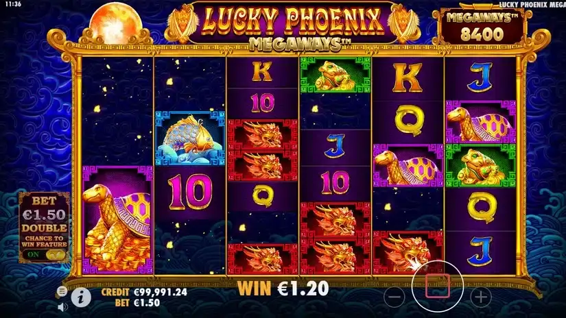 Lucky Phoenix Megaways slot screenshot 2