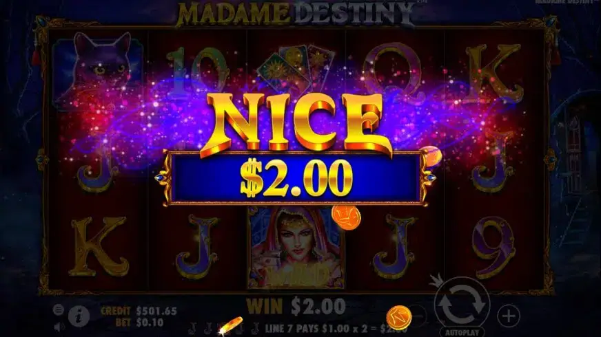 Madame Destiny slot screenshot 2