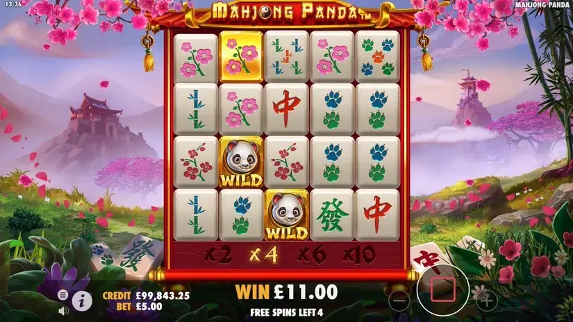 Mahjong Panda slot screenshot 6