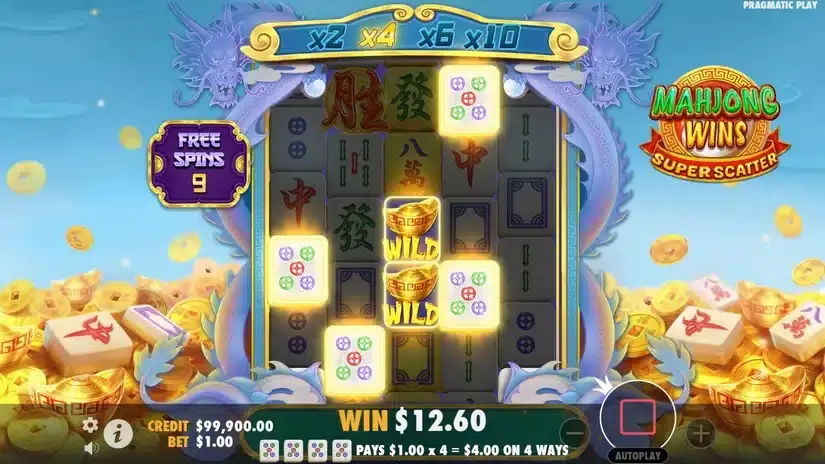 Mahjong Wins Super Scatter slot screenshot 