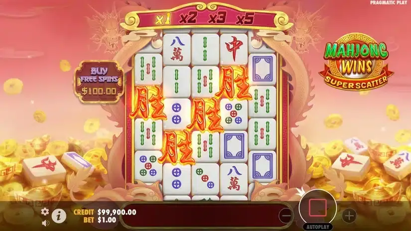 Mahjong Wins Super Scatter slot screenshot 2