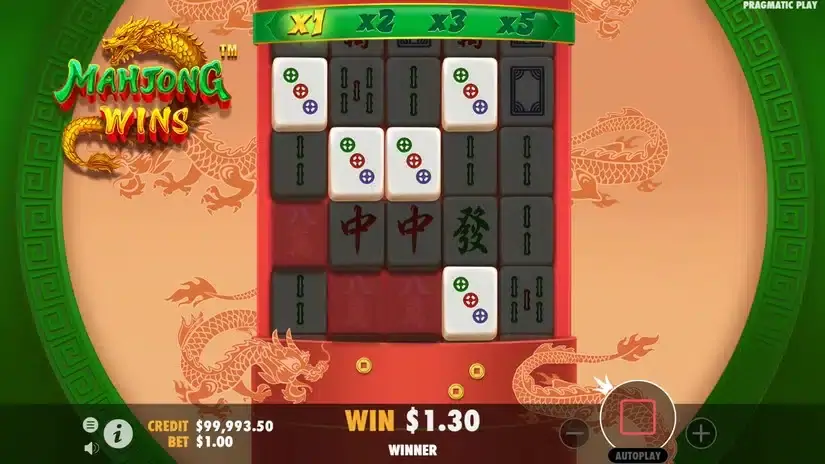 Mahjong Wins slot screenshot 4