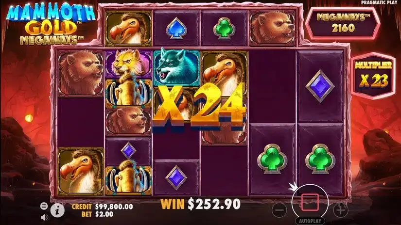 Mammoth Gold Megaways slot screenshot 7