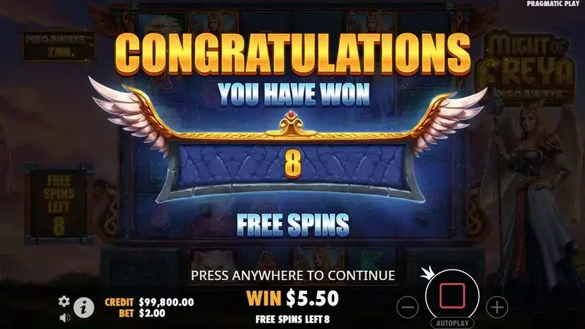 Might of Freya Megaways slot screenshot 4