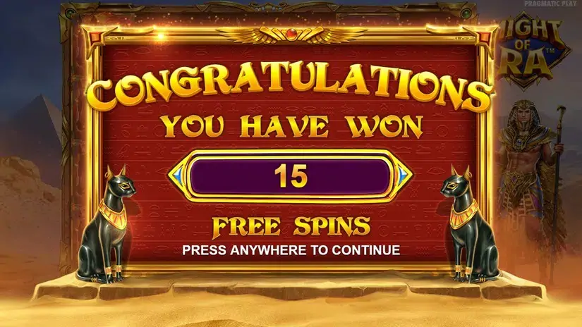 Might of Ra slot screenshot 5