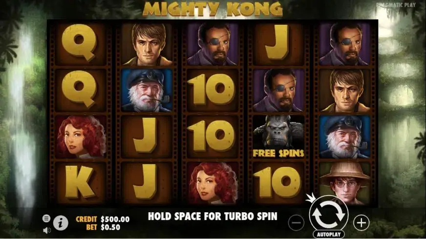 Mighty Kong slot screenshot 