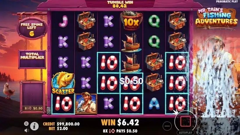 Mr Tain’s Fishing Adventures slot screenshot 4